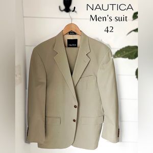 Nautica Tan Men's Suit Blazer